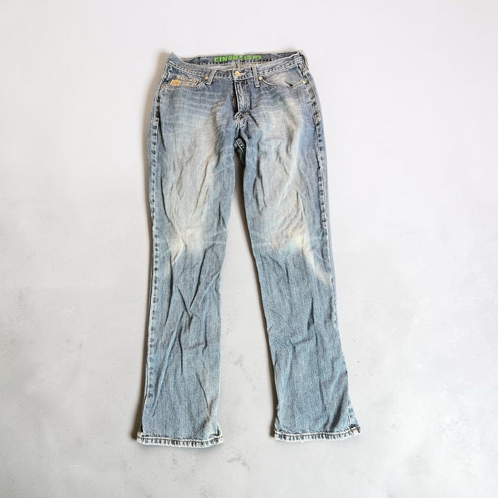 Cinch Sawyer Medium Stonewash Performance Stretch Loose Boot Men's Jeans 32x34